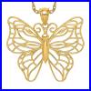 14K_Yellow_Gold_Large_Butterfly_Wings_Necklace_Charm_Pendant_01_wad