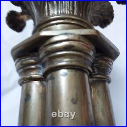 1820s Venetian Winged Lion Of Saint Mark Cluster Column Bronze Lamp