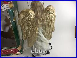 1999 Holiday Creations 25 ANIMATED LIGHTED CHRISTMAS ANGEL w LARGE MOVING WING