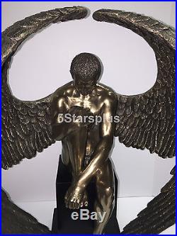 24 Large Winged Guardian artistic nude angel Statue Sculpture Figurine