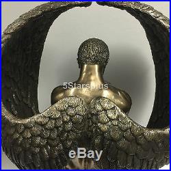 24 Large Winged Guardian artistic nude angel Statue Sculpture Figurine