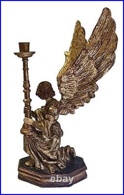 #2 Department 56 Kneeling Winged Angel Candle Holder