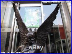 37 Large Winged Victory Angel Leader Warrior Pure Bronze Copper Art Sculpture