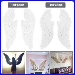43''/51'' Large White Angel Wings Wall Hanging Art Bar Home Decoration 110/130CM