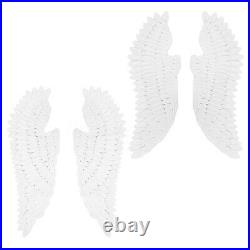 43''/51'' Large White Angel Wings Wall Hanging Art Bar Home Decoration 110/130CM