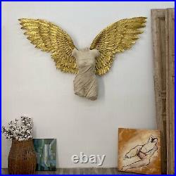 82 Archangel Jophiel Sculpture Gold Leaf Wings Angel