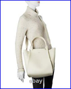 8332564661611 MAX MARA Anital Large Leather Wing Tote Ivory $1620