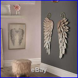 ARTHOUSE Large Metal Angel Wings Wall Art