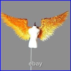 Adult Large Gold Feather Angel Wing Photo Prop