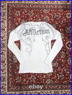 Affliction Long Sleeve Waffle Knit