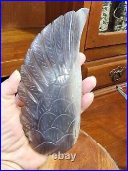 Agate Crystal Angel Wing Healing Spiritual 590 grams Large Wings