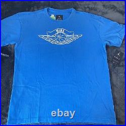 Air Jordan Union Los Angeles NRG Vault Flight Wings Nike Shirt L Blue NWT Kobe