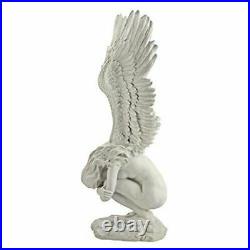 Angel Statue Garden Ornament Figurine Patio Sculpture Memorial Decor Large Wings
