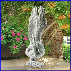 Angel Statue Sculpture Garden Art Decor Pool Side Outdoor Home Yard Large Wings