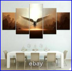 Angel Wing Sword Archangel 5 Piece canvas Wall Art Print Picture Home Decor