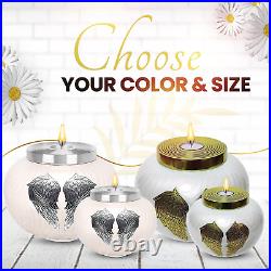Angel Wing Urns for Human Ashes, Decorative Urns for Ashes Adult Male and Female