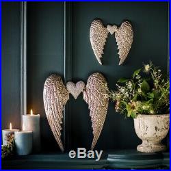 Angel Wing With Crystal Heart 2 Sizes Available