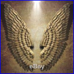 Angel Wings Copper/Bronze Plated Metal Wall Decor (Large 32) Sculpture