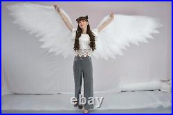 Angel Wings Costume Sexy Cosplay White Bird Cosplay Cupid Flexible Festival