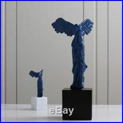 Angel Wings Crafts 16cm Black Base Resin Furnishings Portrait Home Decorations