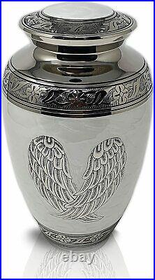 Angel Wings Cremation Ashes Funeral Urn Adult Human Large Decor Your Loved One's