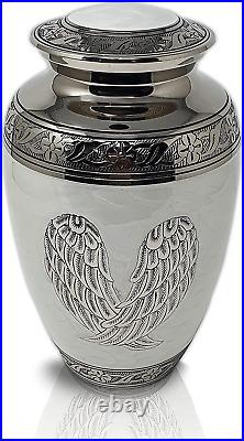 Angel Wings Cremation Urn, Ashes Urn for Adult Human Ashes, Funeral Urn Large Si