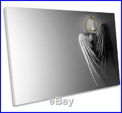 Angel Wings Halo Cloakroom CANVAS WALL ART DECO LARGE READY TO HANG all size