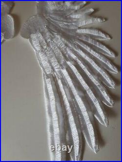 Angel Wings Large Handmade Embroidered Patch