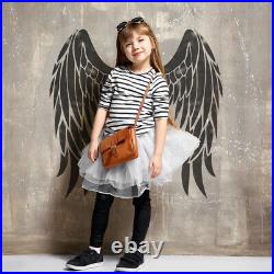 Angel Wings Stencil, Closed, Large Wall Painting stencil, Interior Exterior use