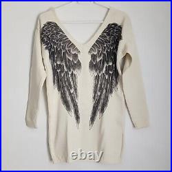 Angel Wings Sweater Knit Top Dress