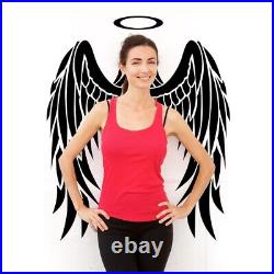 Angel Wings Wall Decor Vinyl Decal Large Feather Sticker Room Decoration Girl