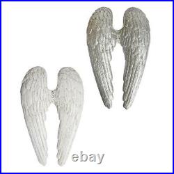 Angel Wings Wall Mounted, Clear Quartz, 11.1cts, Cream, ONLY 300 EVER MADE