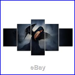 Angel Woman Wing Canvas Print Painting Framed Home Decor Wall Art Picture Poster