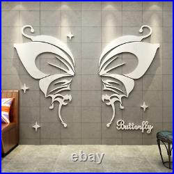 Angel devil Wings 3d acrylic mirror wall stickers decor art all home cosplay kid