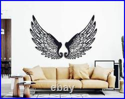 Angel wings wall art, Wings metal wall art, Large wall art, Metal angel wings