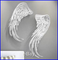 Angel wings wall decor Noble Angles Landing Iron modern Large metal sculpture