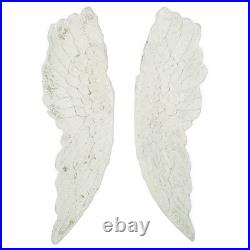 Antique White Polyresin Angel Wings