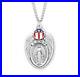 Army_Large_Sterling_Silver_Enamel_Miraculous_Medal_Pendant_with_Angel_Wings_01_aobh