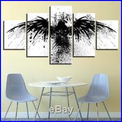 Art Canvas Wall Home Decor Wings 5pcs Painting Print Angel Framed Poster Picture