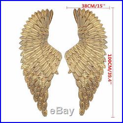 Artistic Rustic Metal Angels Wings Large Home Office Store Wall Decorations Art
