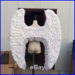 Awesome Large Grey, Gray Eagle Angel Feather Wings Stage, Party, Cosplay Photogr