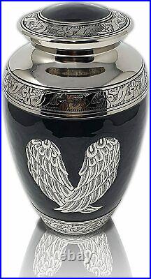 BH Angel Wings Cremation Ashes Funeral Urn Adult Human Large Your Loved One's