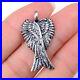 BUY_2_GET_1_FREE_925_Sterling_Silver_Large_Double_Angel_Wing_Pendant_U1608_01_ep