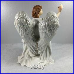 Beautiful Large Winged Angel Female Statue Figurine Religious Christmas Display