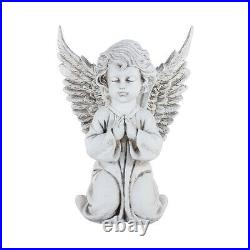 Beautifulpraying Angel Figurine With Glowing Wings Size Large 13 Inch, Decor