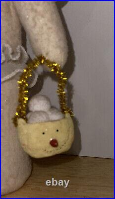 Bethany Lowe Dee Foust Christmas Holiday Snowman Angel with Music Note Wings