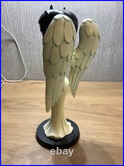 Betty Boop Standing Angel Wings Pray Large Figurine Rare Retired Ornament