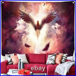 Black White Angel Wings Retro Modern Canvas Wall Large Picture