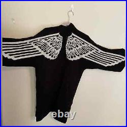 Boy London 100% cotton black angel wing sweater