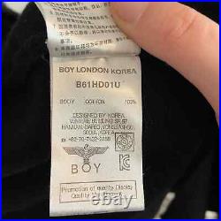 Boy London 100% cotton black angel wing sweater
